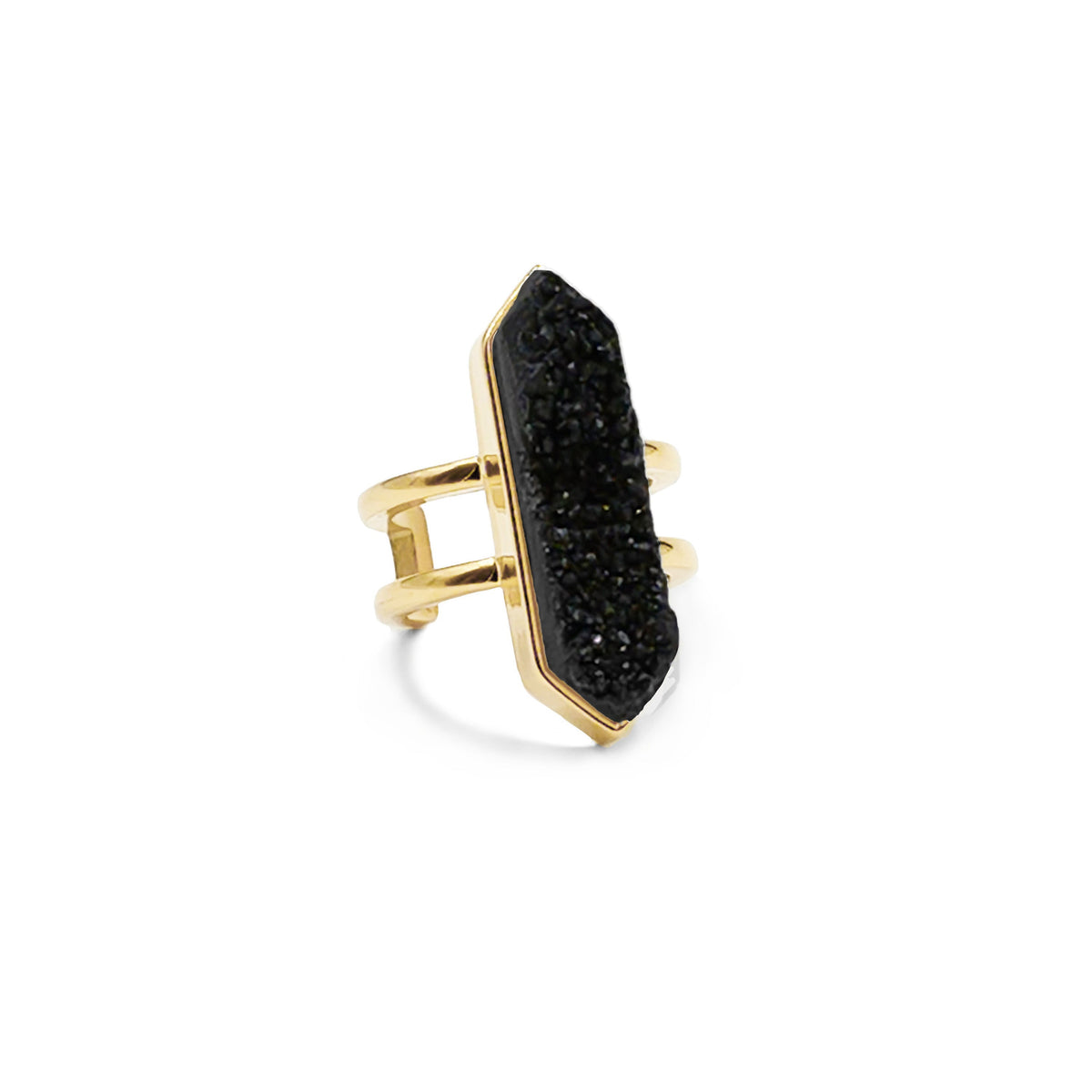 Bangle Collection - Magna Raven Quartz Ring fine designer jewelry for men and women