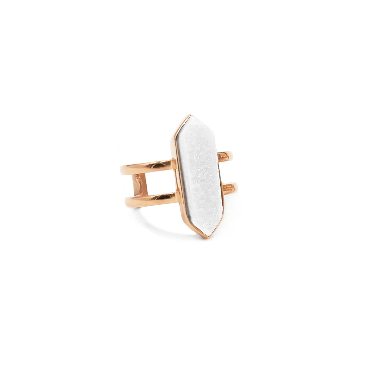 Bangle Collection - Rose Gold Parvus Quartz Ring fine designer jewelry for men and women