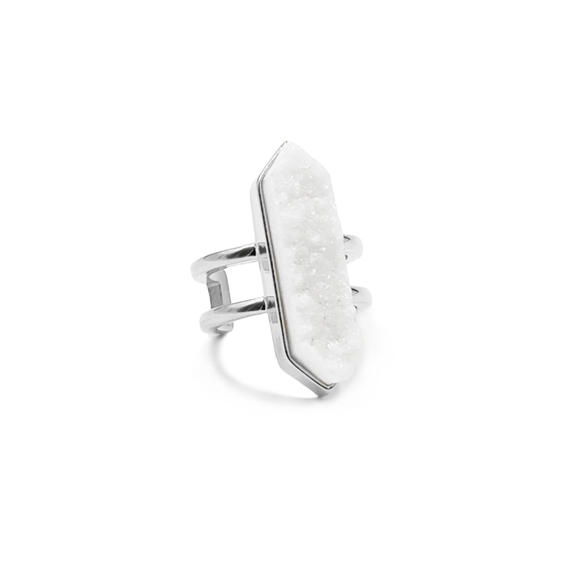 Bangle Collection - Silver Magna Quartz Ring fine designer jewelry for men and women