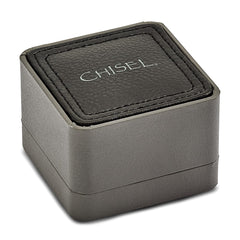 Chisel Stainless Steel Brushed and Polished Black IP-Plated Cross Cufflinks fine designer jewelry for men and women