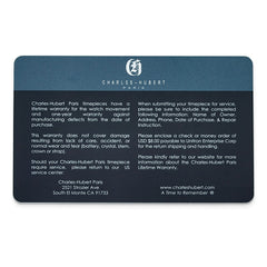 Mens Charles Hubert Two-tone Stainless Steel Silver-White Dial Watch