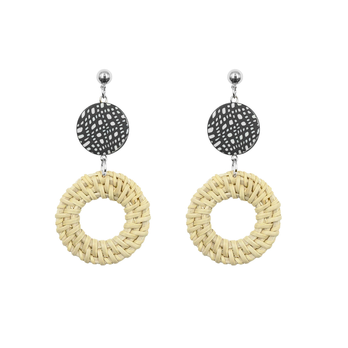 Casita Collection - Silver Dottie Earrings fine designer jewelry for men and women