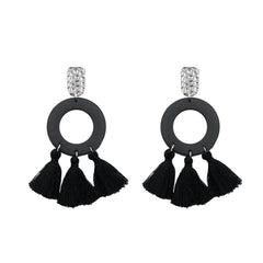 Cayman Collection - Silver Raven Earrings fine designer jewelry for men and women