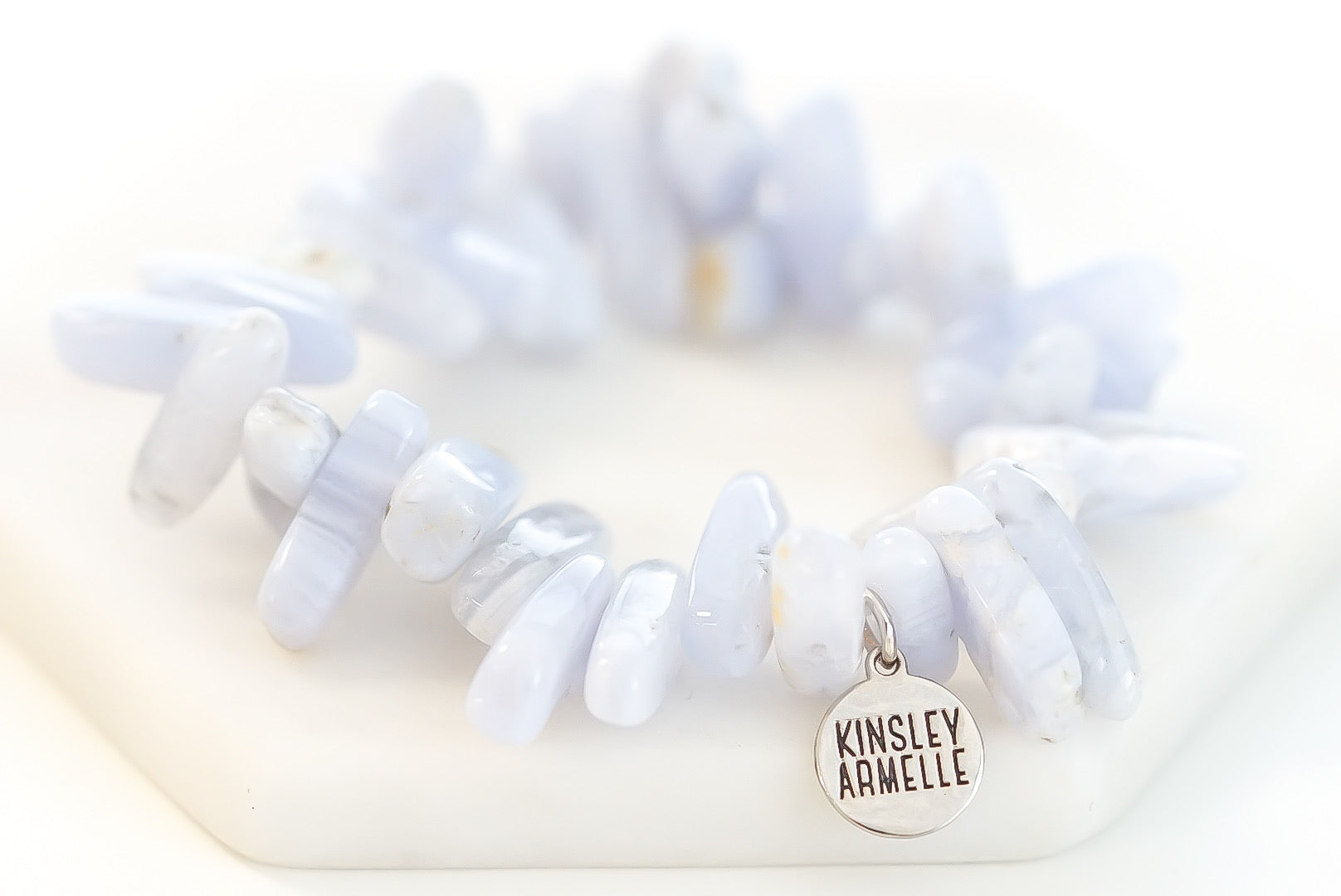Chip Collection - Silver Lavender Bracelet fine designer jewelry for men and women