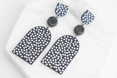 Craze Collection - Silver Dottie Earrings fine designer jewelry for men and women