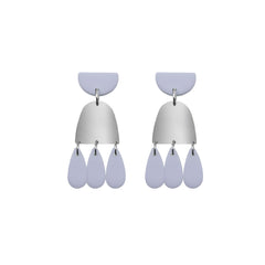 Doris Collection - Silver Lilac Earrings fine designer jewelry for men and women