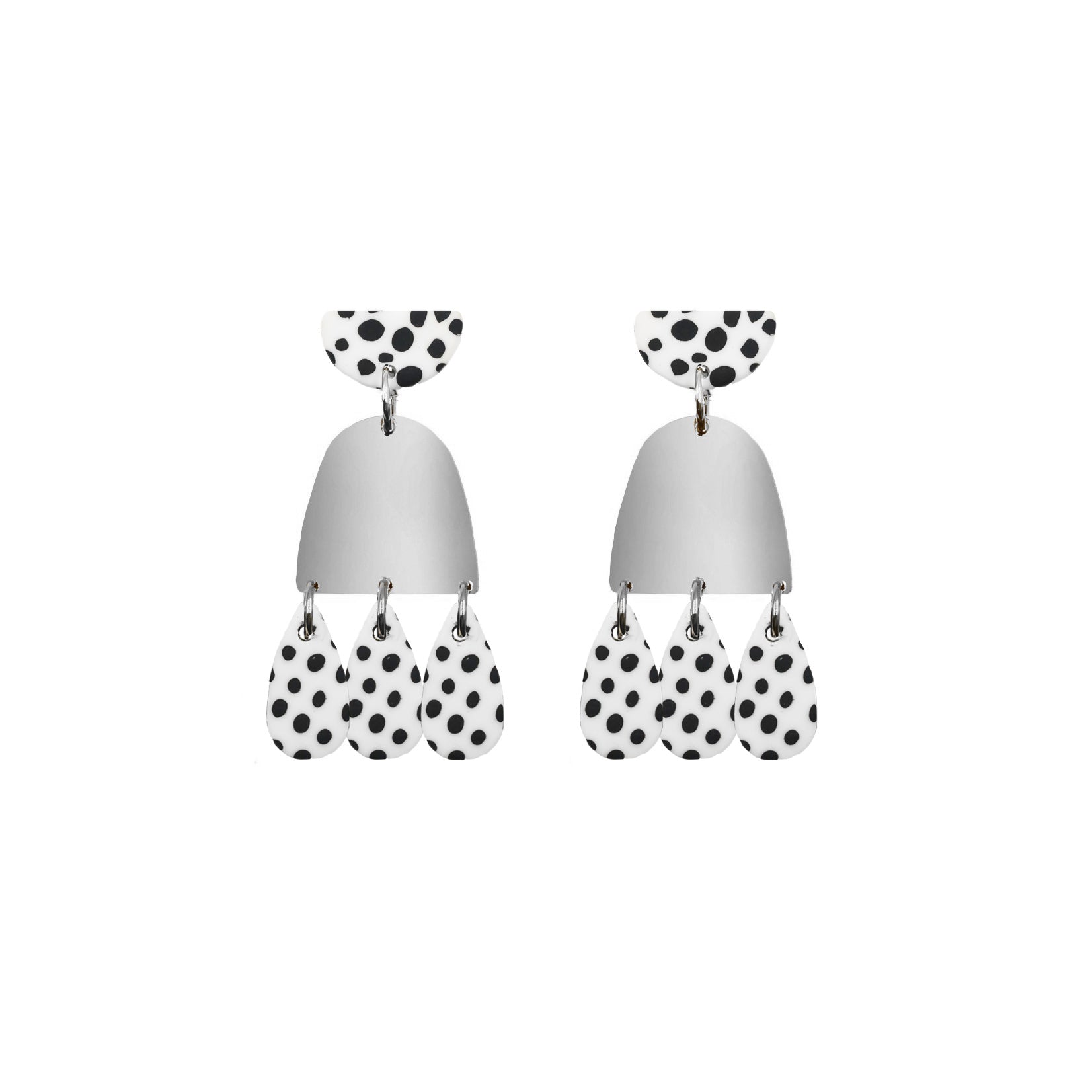 Doris Collection - Silver Purdy Earrings fine designer jewelry for men and women