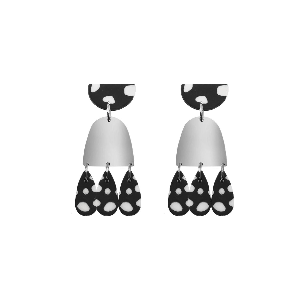Doris Collection - Silver Jane Earrings fine designer jewelry for men and women