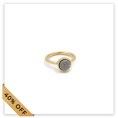 Stone Collection - Slate Quartz Ring fine designer jewelry for men and women