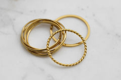 Goddess Collection - Gold Ring Set fine designer jewelry for men and women