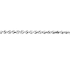 14K Yellow Gold Rope Chain Anklet, 1.8mm, 10 Inch, Lobster Lock