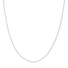 14k Real Solid Gold 1.90mm Rolo Chain Necklace