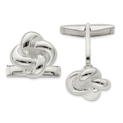 Sterling Silver Knot Cufflinks fine designer jewelry for men and women