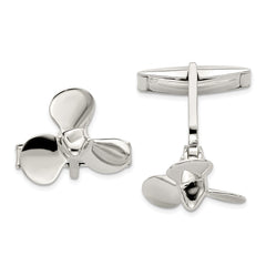 Sterling Silver Propeller Cuff Links fine designer jewelry for men and women