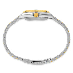 Mens Charles Hubert Two-tone Stainless Steel Silver-White Dial Watch