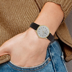 Unisex Charles Hubert IP-plated Stainless Steel White Dial Watch