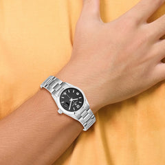 Charles Hubert Mens Classic Analog Black Dial Watch