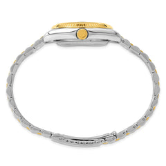 Mens Charles Hubert Two-tone Stainless Steel Silver-White Dial Watch