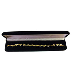 14K Yellow Gold Filled Mariner Chain Bracelet, 6.6mm, 8.5" - JewelryAffairs