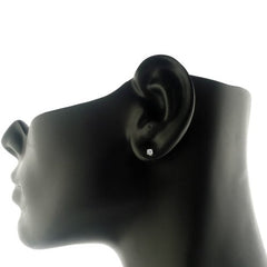 14k White Gold Round Diamond Stud Earrings (0.15 cttw F-G Color, SI2 Clarity) fine designer jewelry for men and women