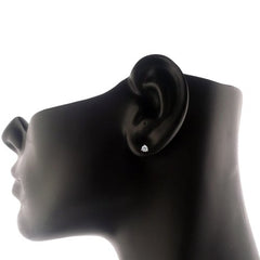 14k White Gold Round Diamond Stud Martini Earrings (0.25 cttw F-G Color, SI2 Clarity) fine designer jewelry for men and women