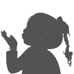 Baby Bangle With Ladybug Enameled Charms In Sterling Silver - 5.5 Inch fine designer jewelry for men and women