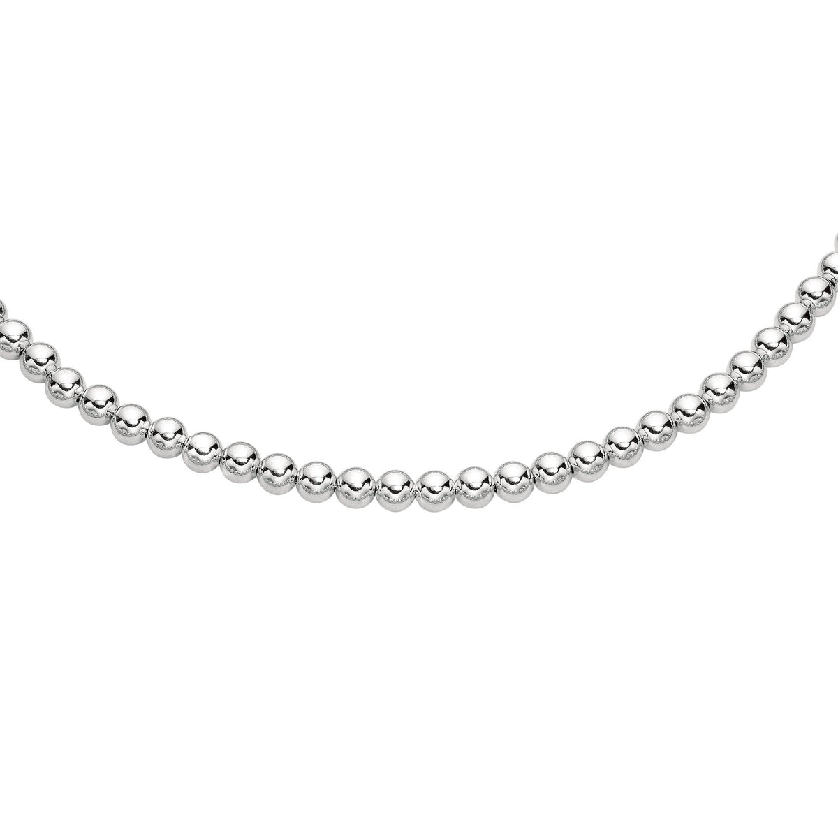 Sterling Silver Bead Women's Bracelet, 8.5" fine designer jewelry for men and women