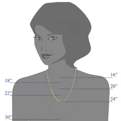 14k Yellow Solid Gold Mirror Box Chain Necklace, 0.7mm fine designer jewelry for men and women