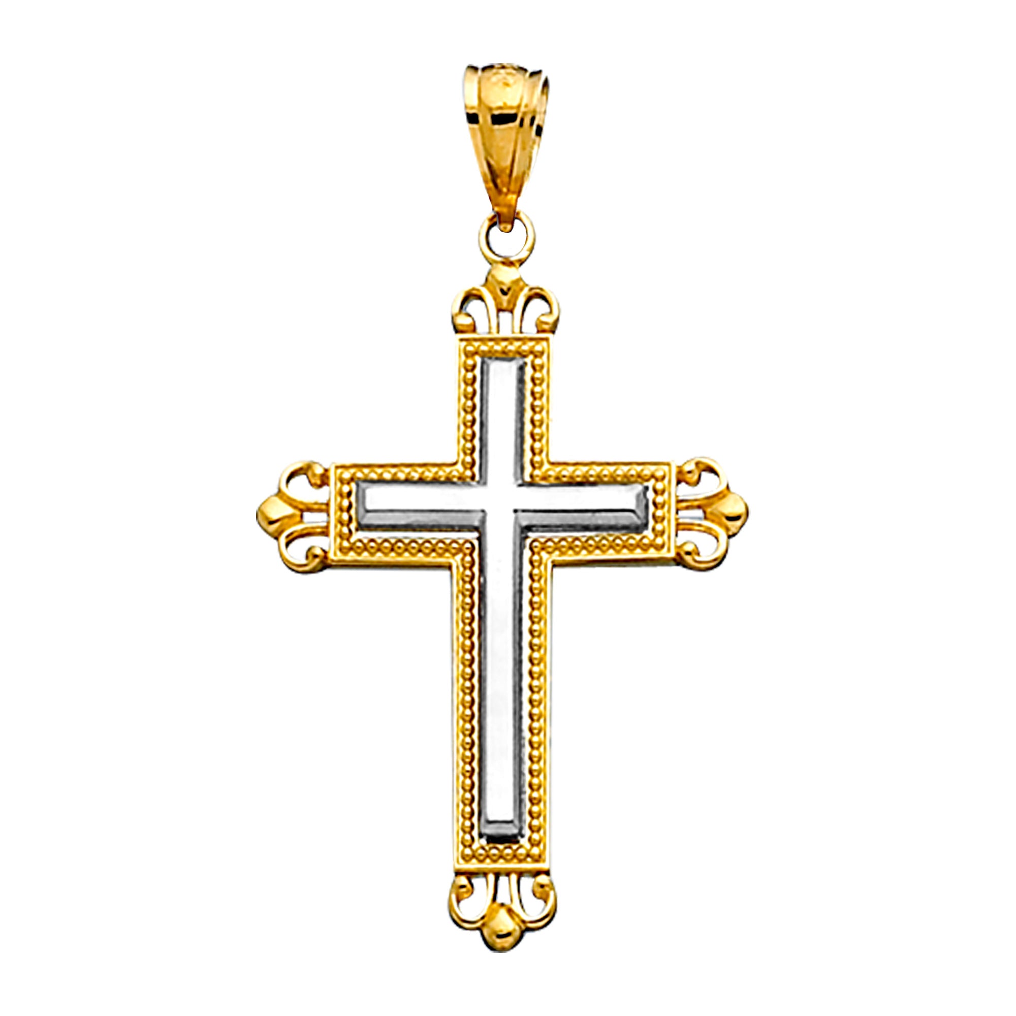 Designer cross pendant on sale