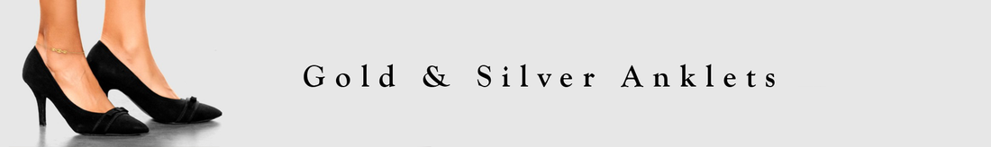 Silver ankelband