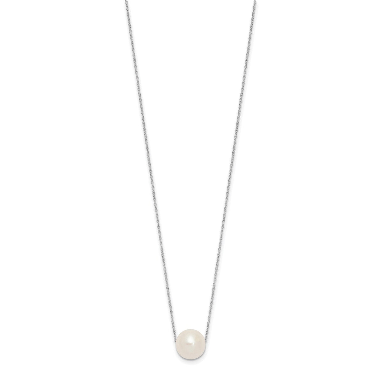 14k Gold Fresh Water 11mm Pearl Necklace, 17"