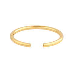 14k Gold Open 5mm Bangle Bracelet, 58x5mm - JewelryAffairs