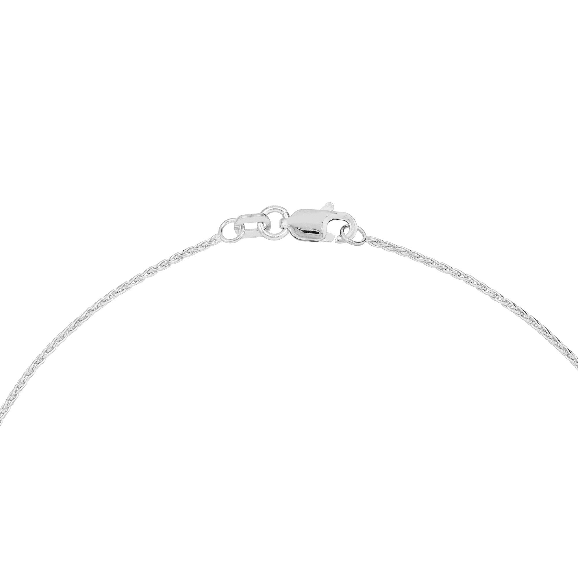14k Gold Wheat 1.05mm Diamond Cut Chain Anklet, 10" - JewelryAffairs