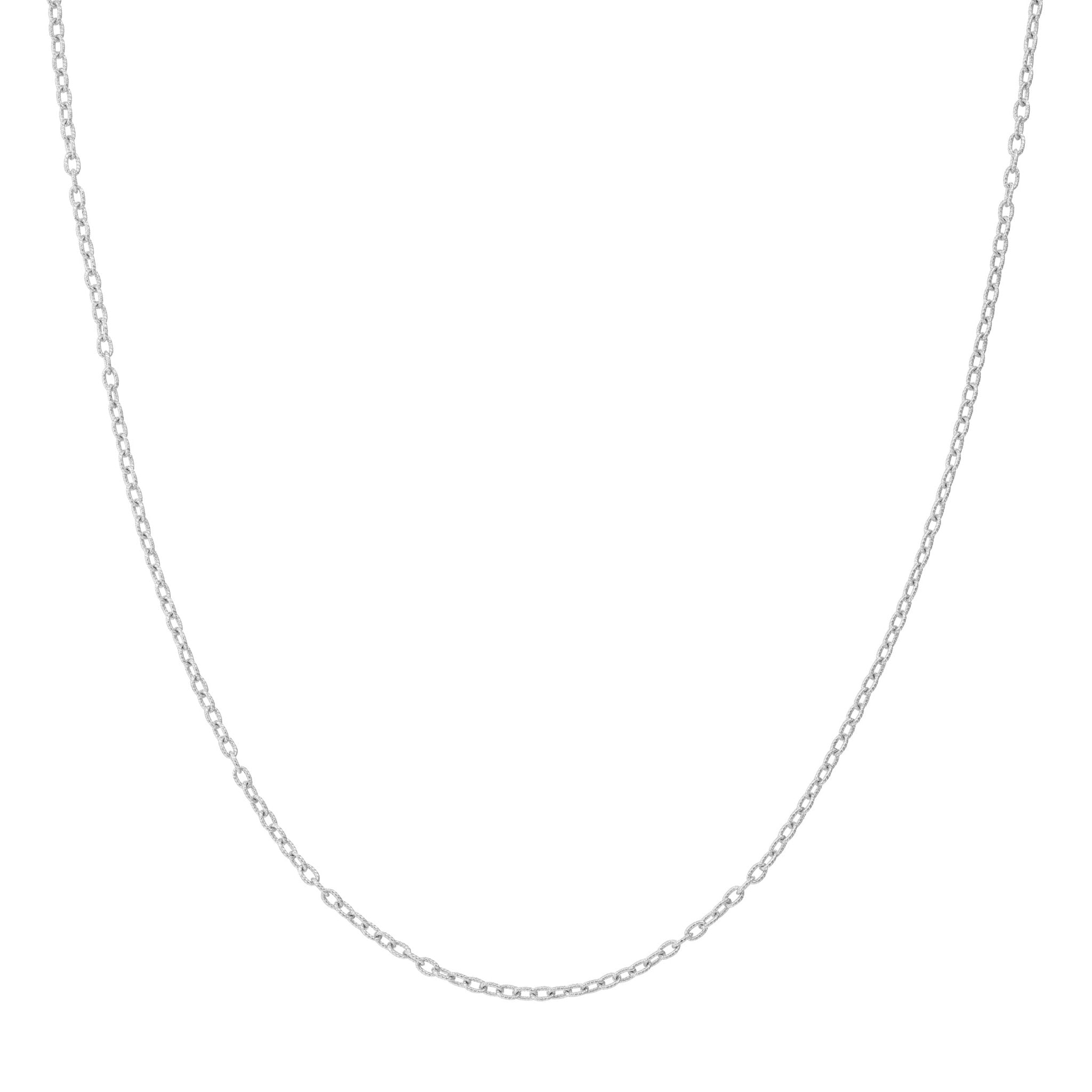 14k Real Solid Gold 1.90mm Rolo Chain Necklace