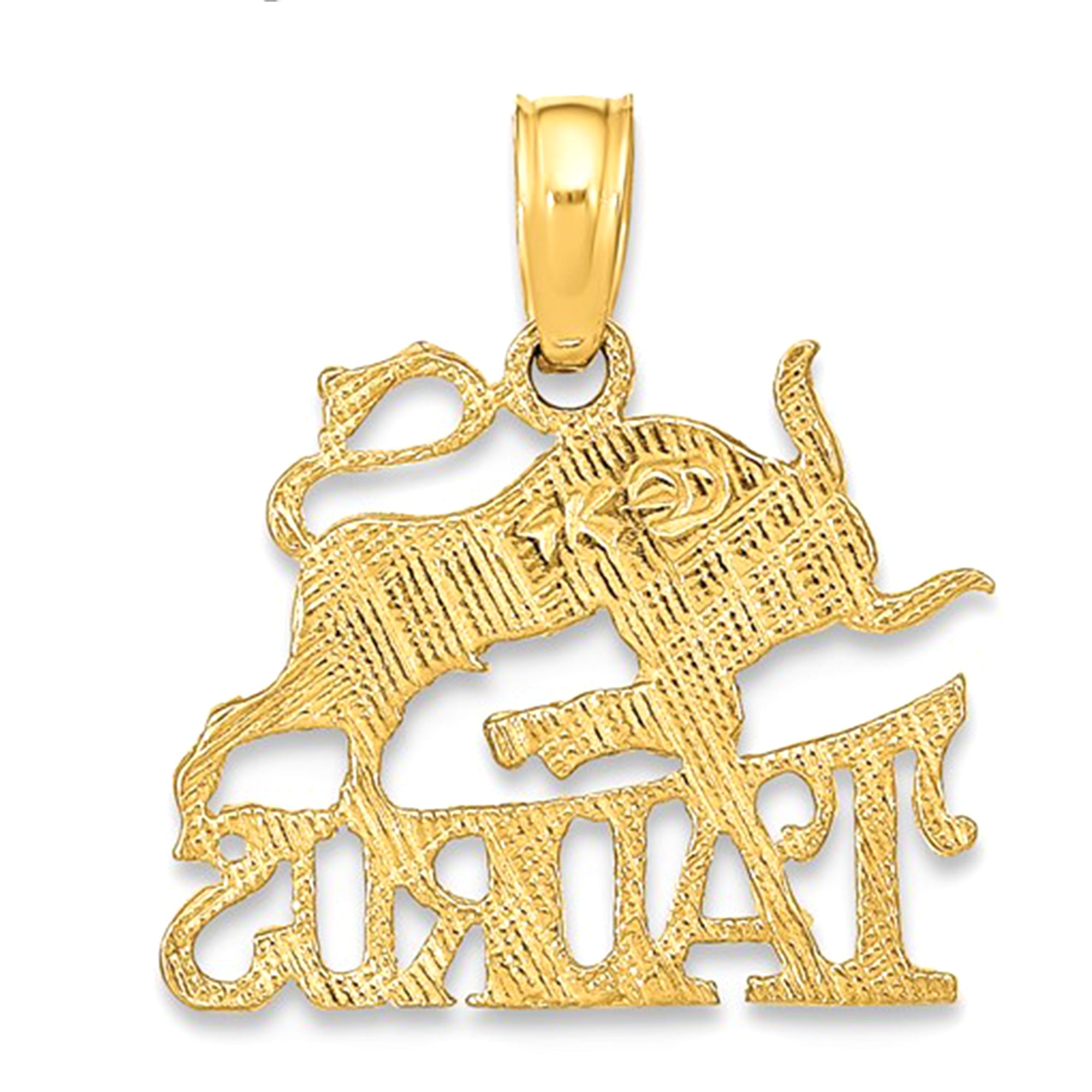 14k Real Solid Gold Zodiac Birth Symbol Pendant Charm - JewelryAffairs