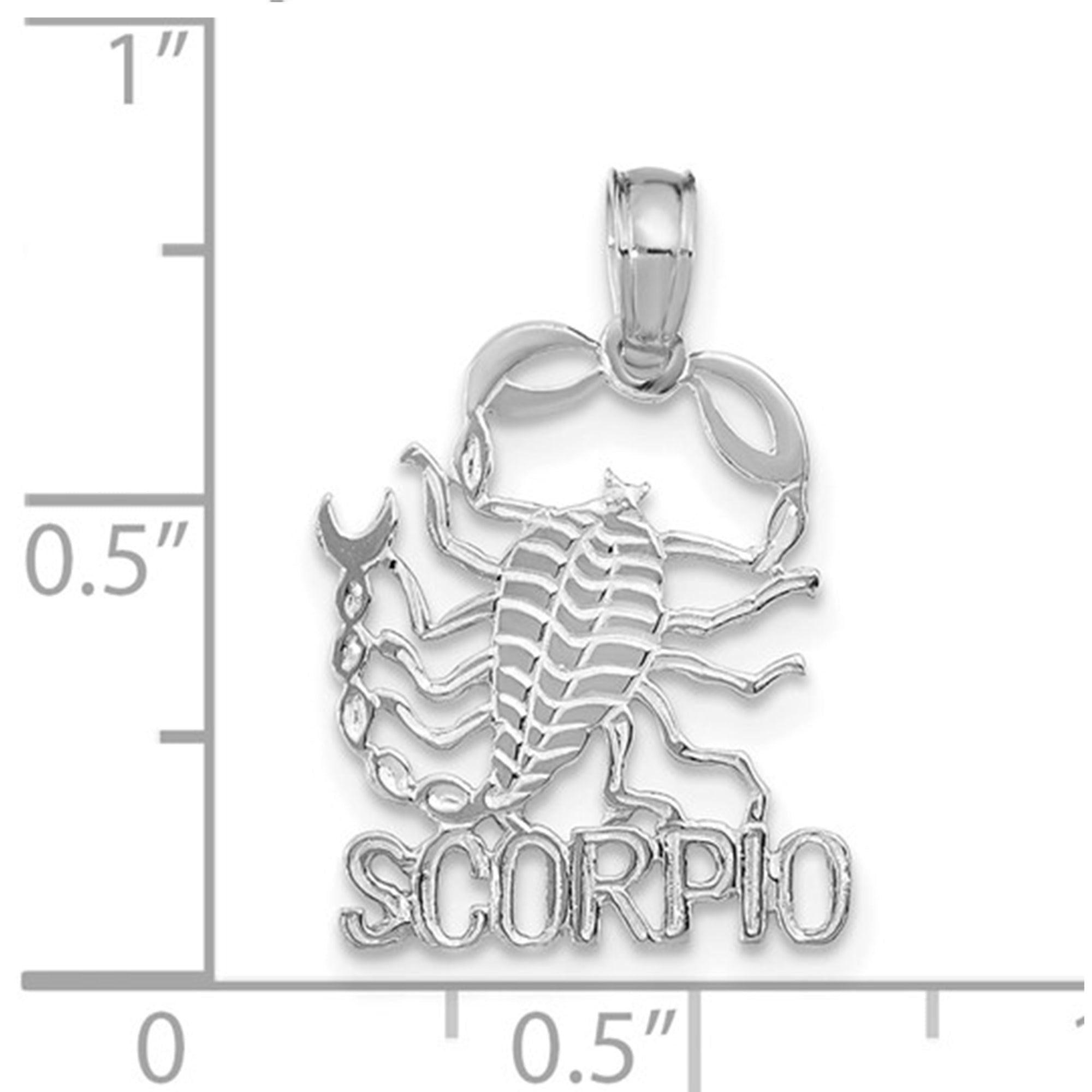 14k Real Solid Gold Zodiac Birth Symbol Pendant Charm - JewelryAffairs
