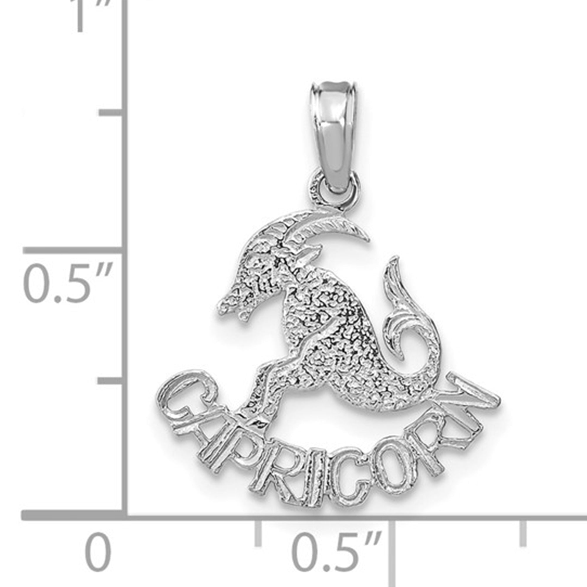 14k Real Solid Gold Zodiac Birth Symbol Pendant Charm - JewelryAffairs