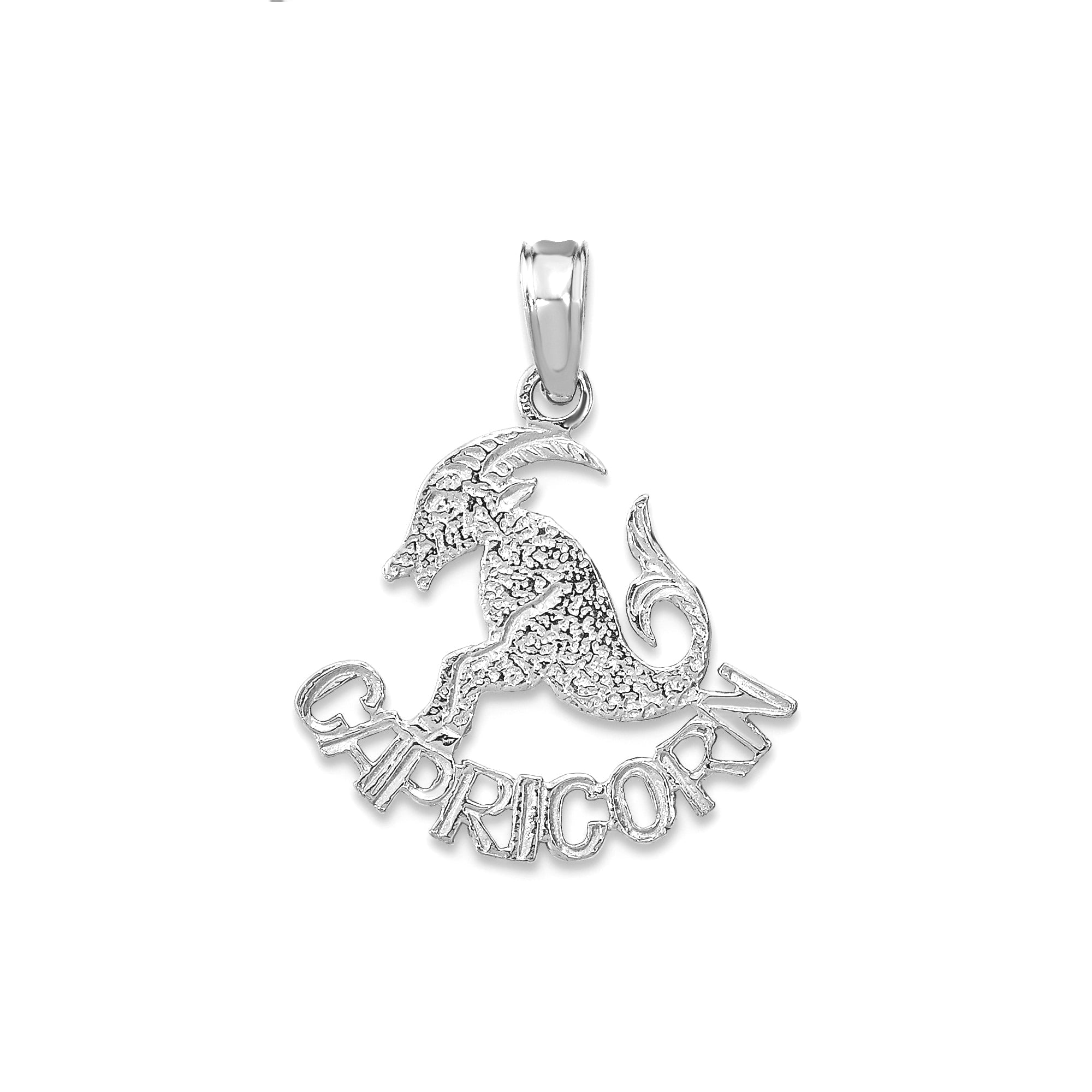 14k Real Solid Gold Zodiac Birth Symbol Pendant Charm - JewelryAffairs
