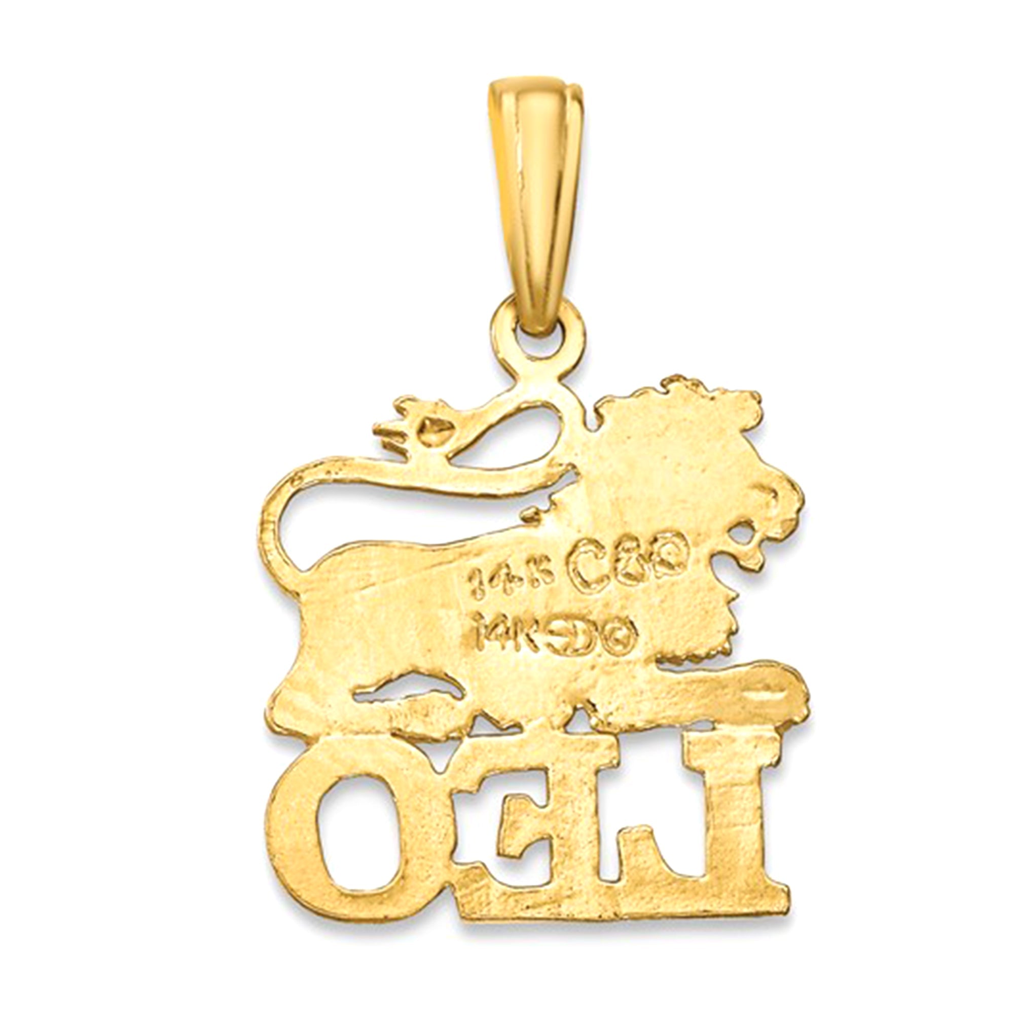14k Real Solid Gold Zodiac Birth Symbol Pendant Charm - JewelryAffairs