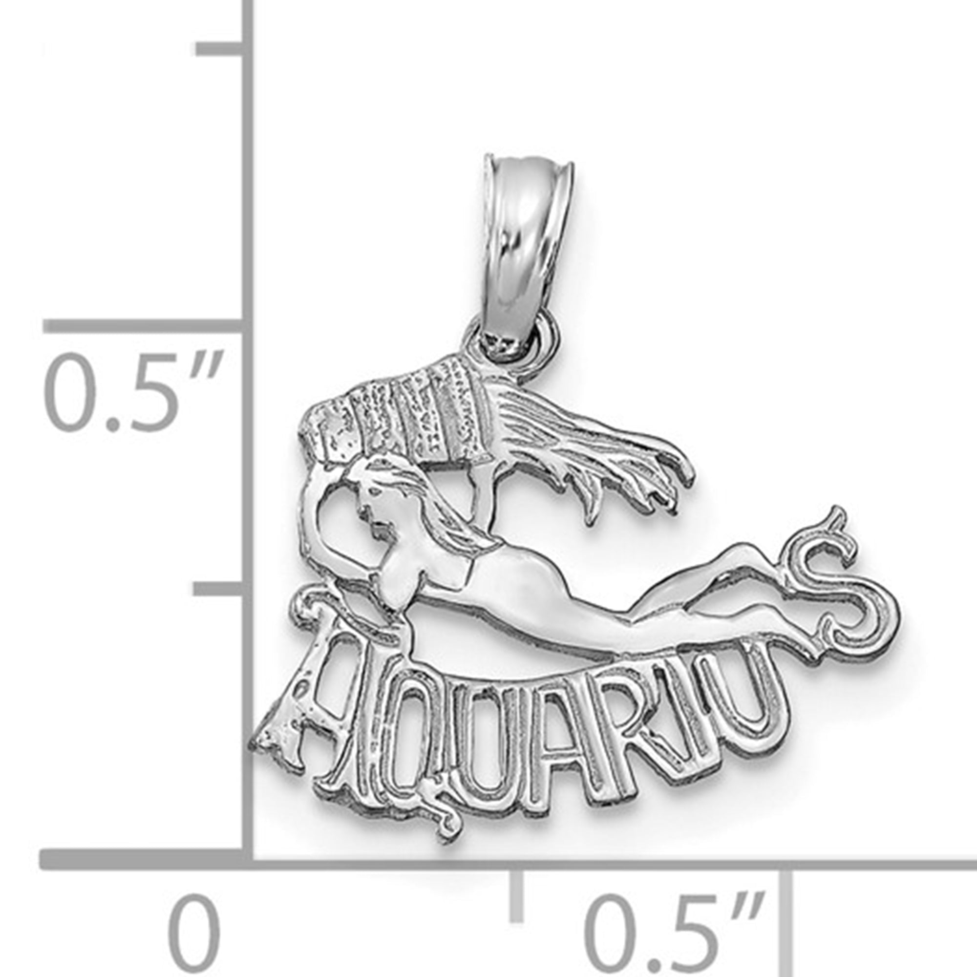 14k Real Solid Gold Zodiac Birth Symbol Pendant Charm - JewelryAffairs