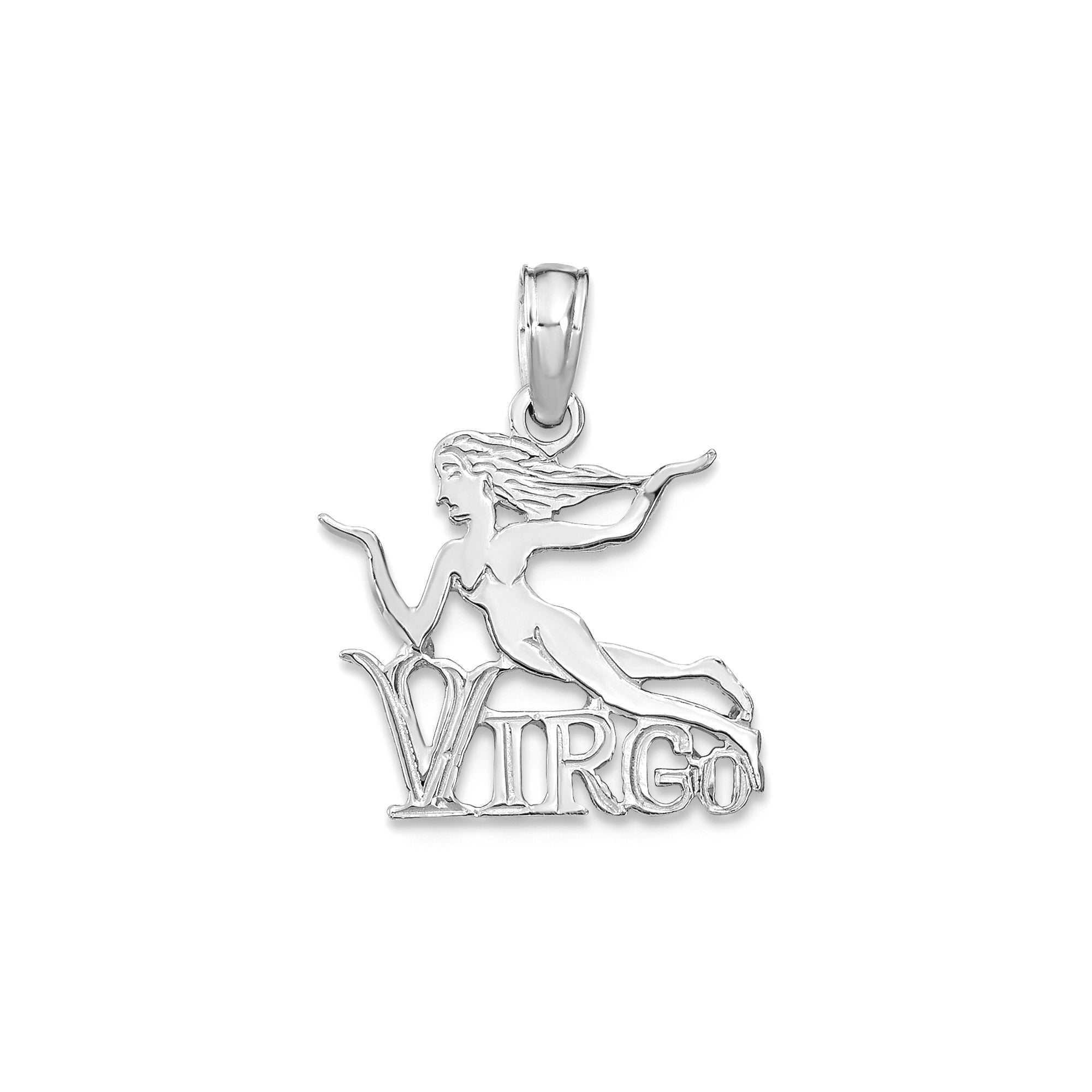 14k Real Solid Gold Zodiac Birth Symbol Pendant Charm - JewelryAffairs