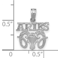 14k Real Solid Gold Zodiac Birth Symbol Pendant Charm