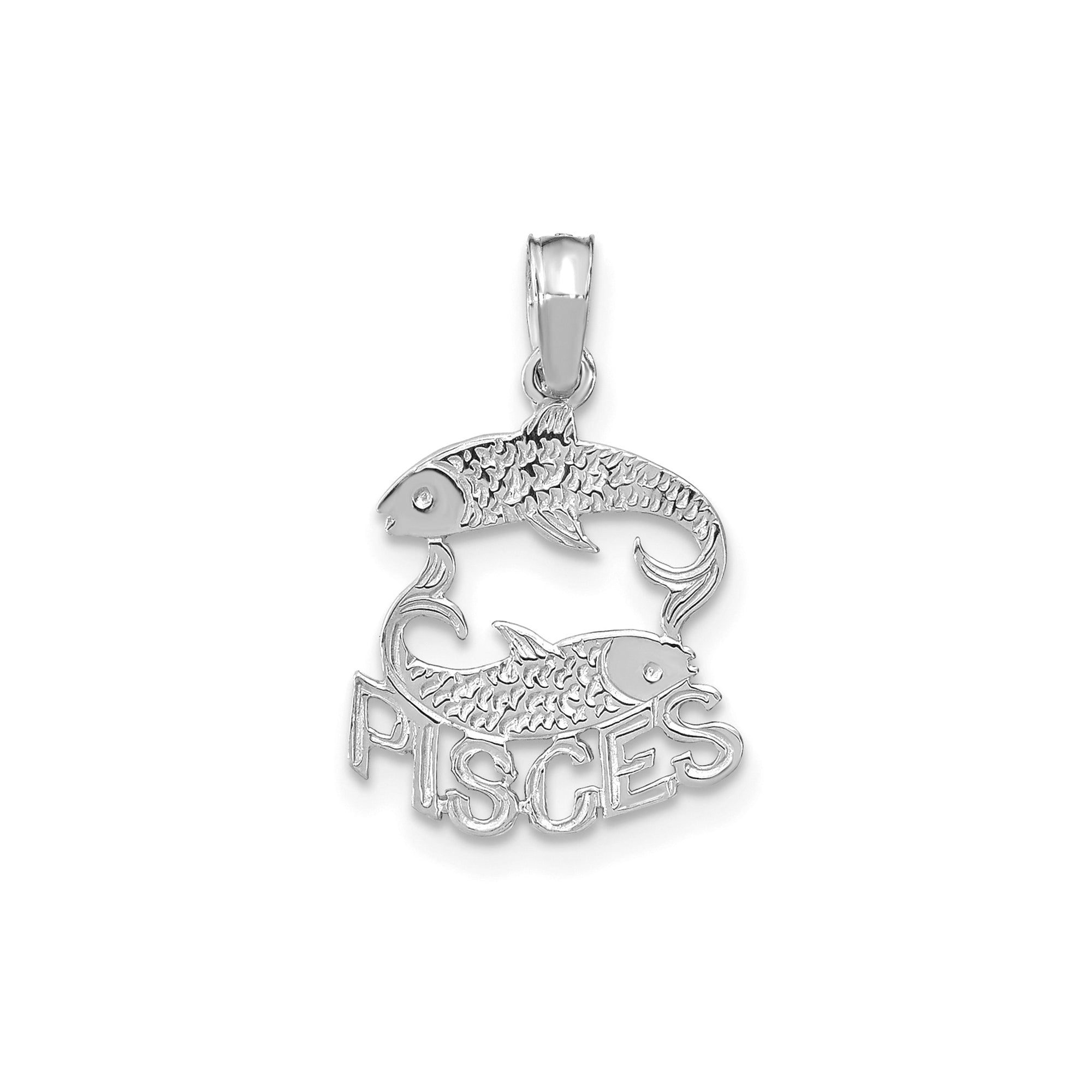 14k Real Solid Gold Zodiac Birth Symbol Pendant Charm - JewelryAffairs
