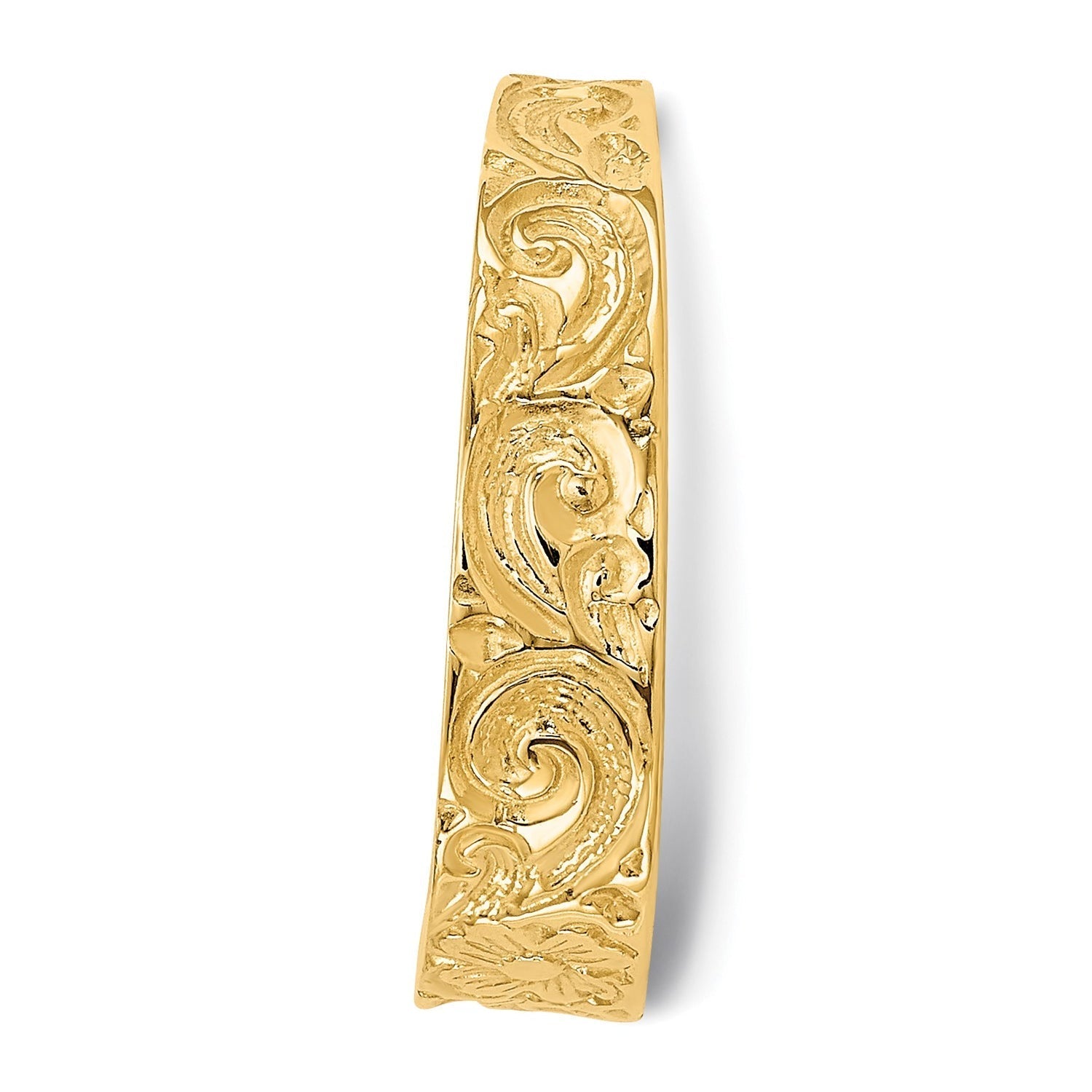 14k Real Solid Yellow Gold Flower Adjustable Toe Ring - JewelryAffairs