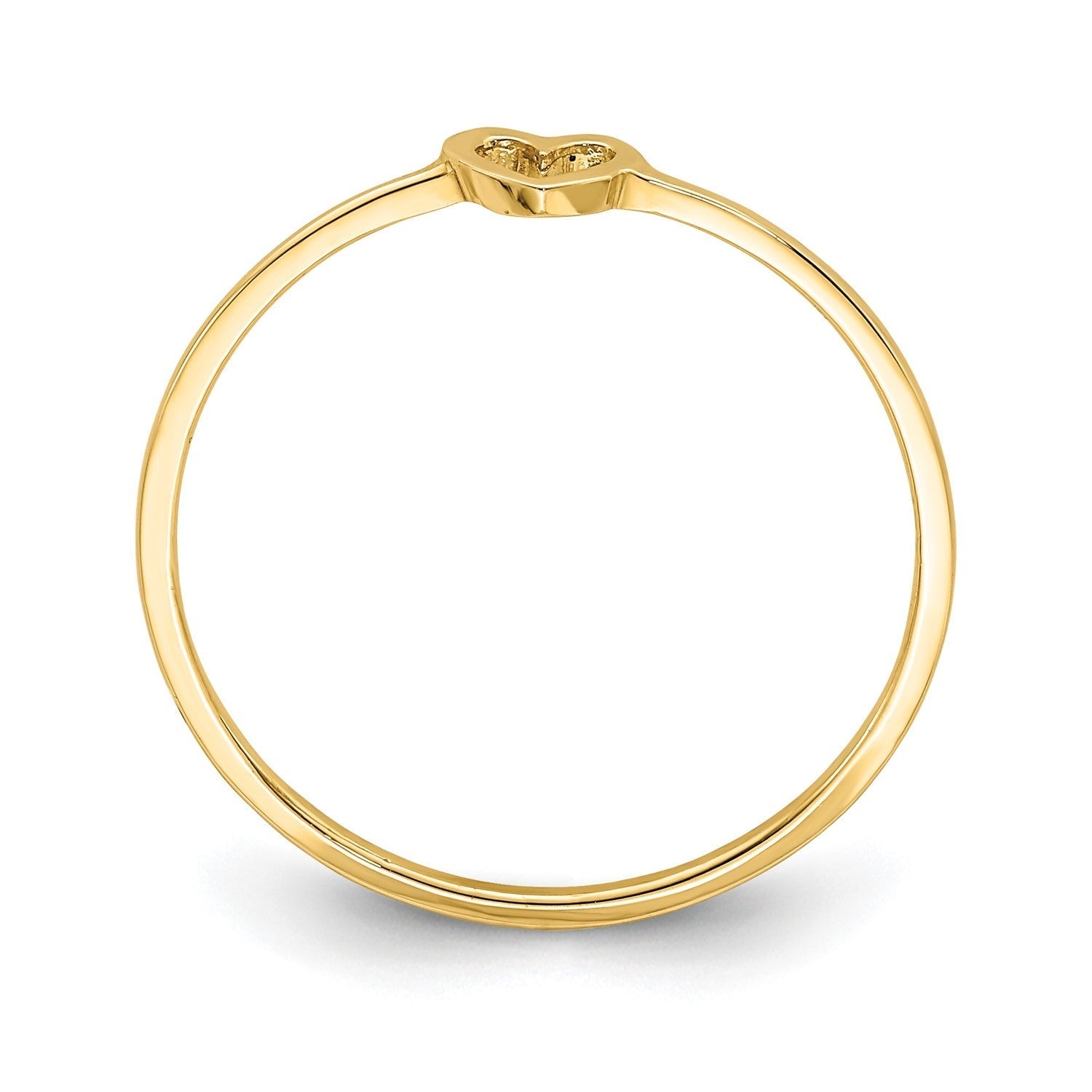 14k Real Yellow Solid Gold Cross Design Ring, Size 7