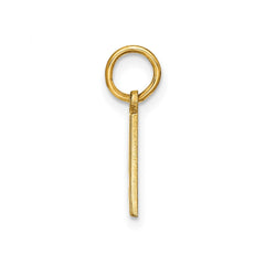 14k Yellow Gold Block Letter Initial Monogram Pendant