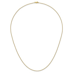14k Yellow Gold Filled Cable Link Chain Necklace, 1.15mm