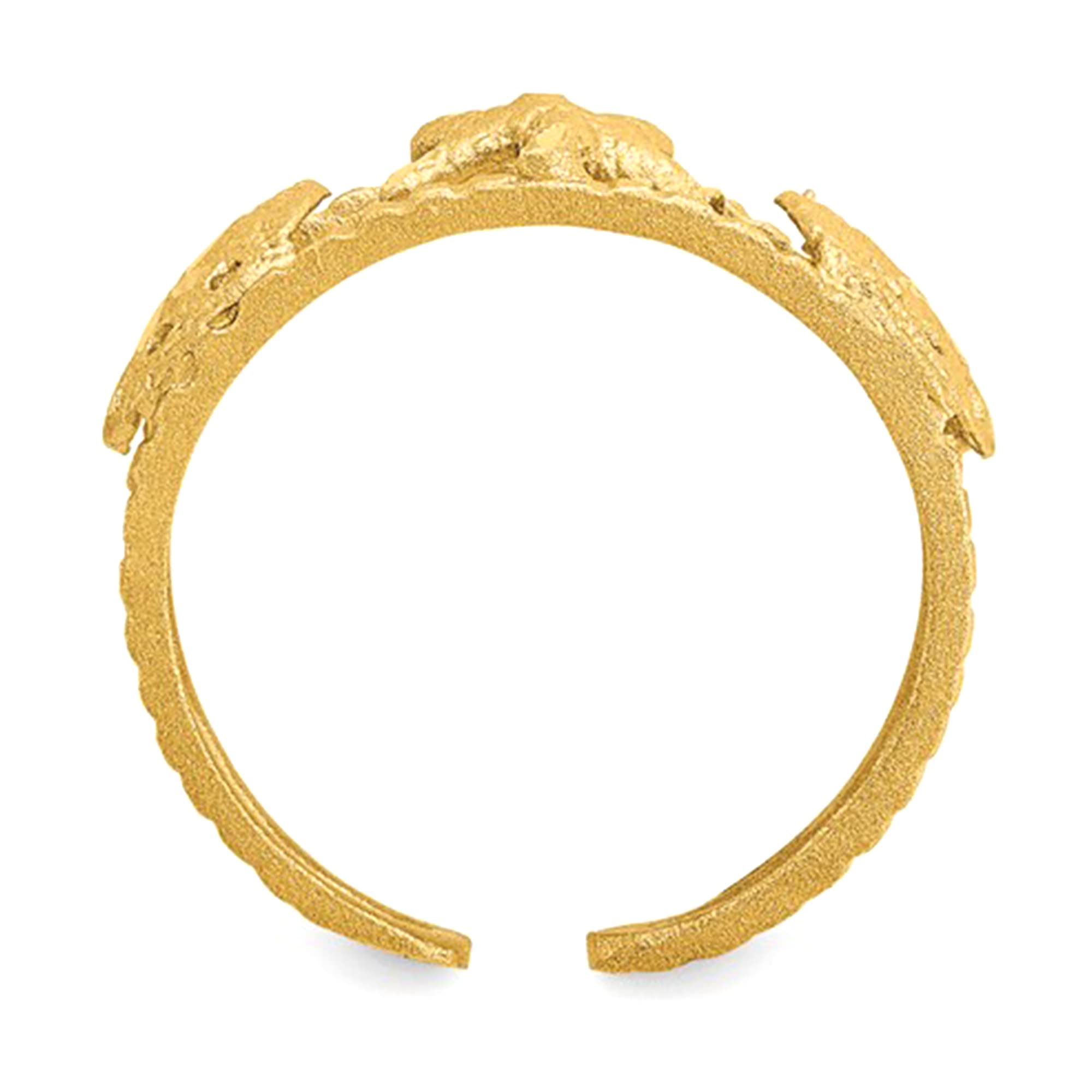 14k Yellow Gold Starfish Adjustable Toe Ring