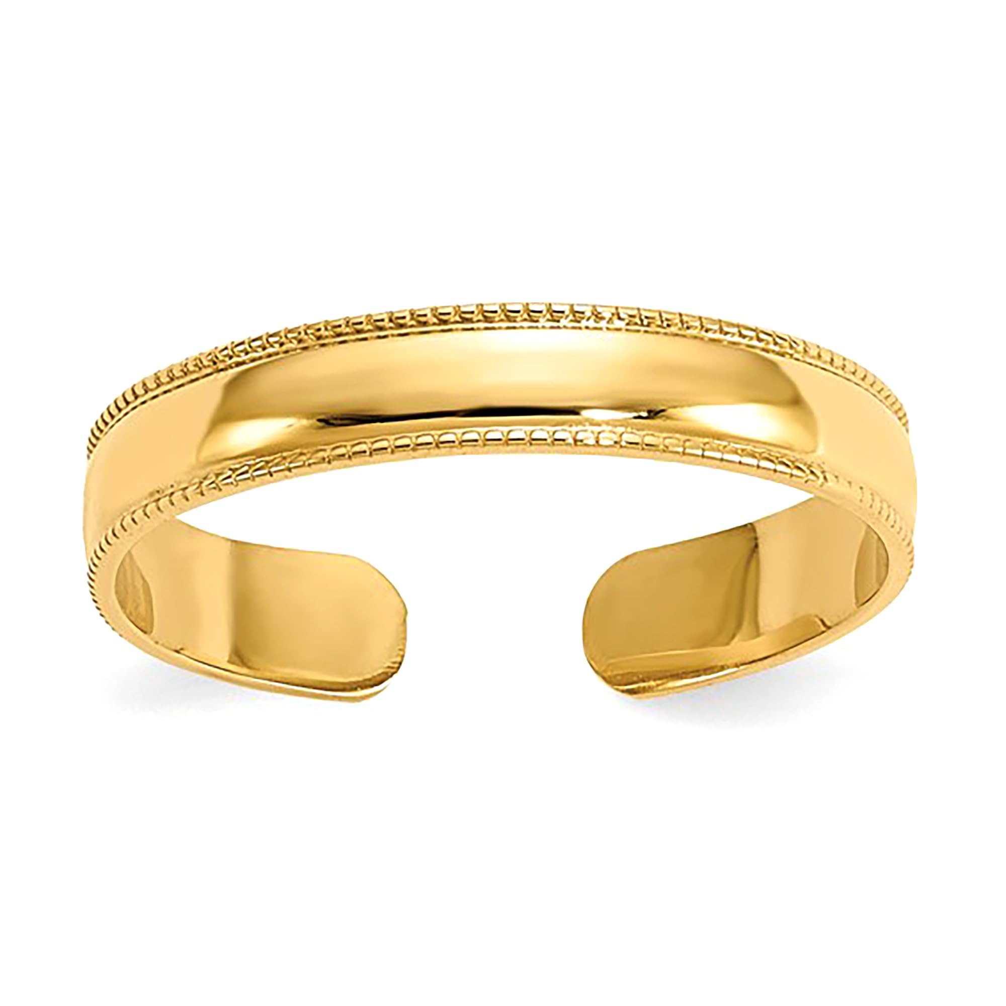 14K ægte gul solid guld migræne justerbar tå sommerring fine designer smykker til mænd og kvinder