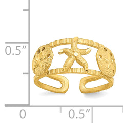 14 k gul guld søstjerne justerbar tåring fine designer smykker til mænd og kvinder